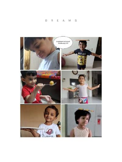 Pre Primary Section Activities