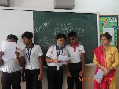 Club Activities - Secondary