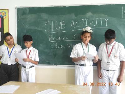 Club Activities - Secondary