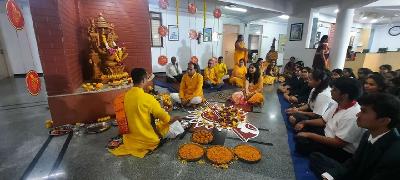 Basant Panchami and Blessing Ceremony for Class X - XII 2023-24
