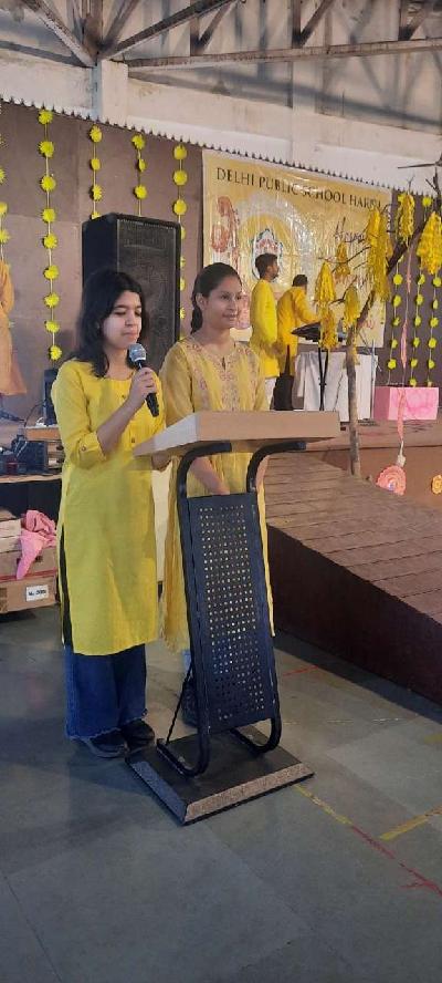 Basant Panchami and Blessing Ceremony for Class X - XII 2023-24