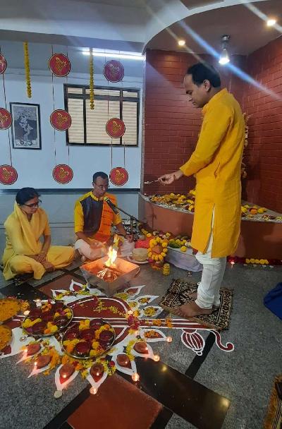 Basant Panchami and Blessing Ceremony for Class X - XII 2023-24