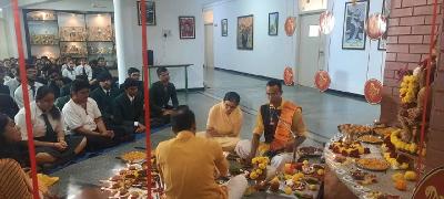 Basant Panchami and Blessing Ceremony for Class X - XII 2023-24