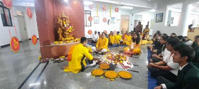 Basant Panchami and Blessing Ceremony for Class X - XII 2023-24