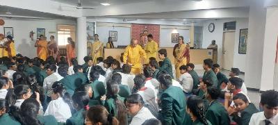 Basant Panchami and Blessing Ceremony for Class X - XII 2023-24