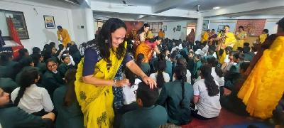 Basant Panchami and Blessing Ceremony for Class X - XII 2023-24