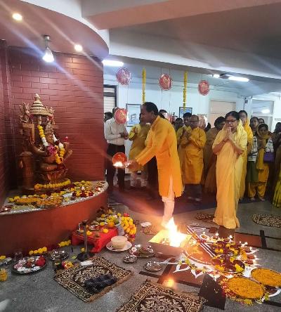 Basant Panchami and Blessing Ceremony for Class X - XII 2023-24