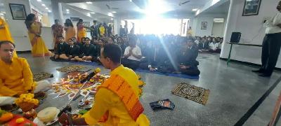 Basant Panchami and Blessing Ceremony for Class X - XII 2023-24