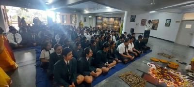 Basant Panchami and Blessing Ceremony for Class X - XII 2023-24
