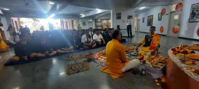 Basant Panchami and Blessing Ceremony for Class X - XII 2023-24
