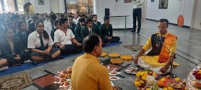 Basant Panchami and Blessing Ceremony for Class X - XII 2023-24