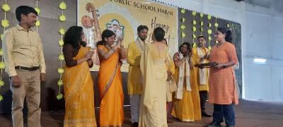 Basant Panchami and Blessing Ceremony for Class X - XII 2023-24