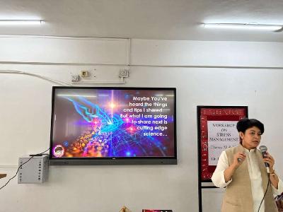 Stress Management Workshop conducted by Dr Dhara Bhatt