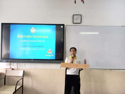 SECONDARY INTERHOUSE COMPETITIONS 2024-25