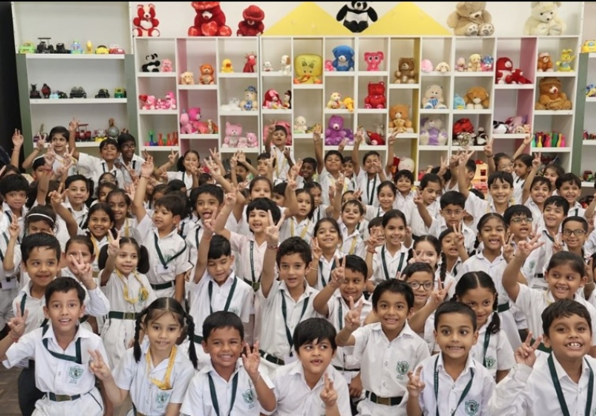 Grade 1 and 2 students visited Namo Toy Bank