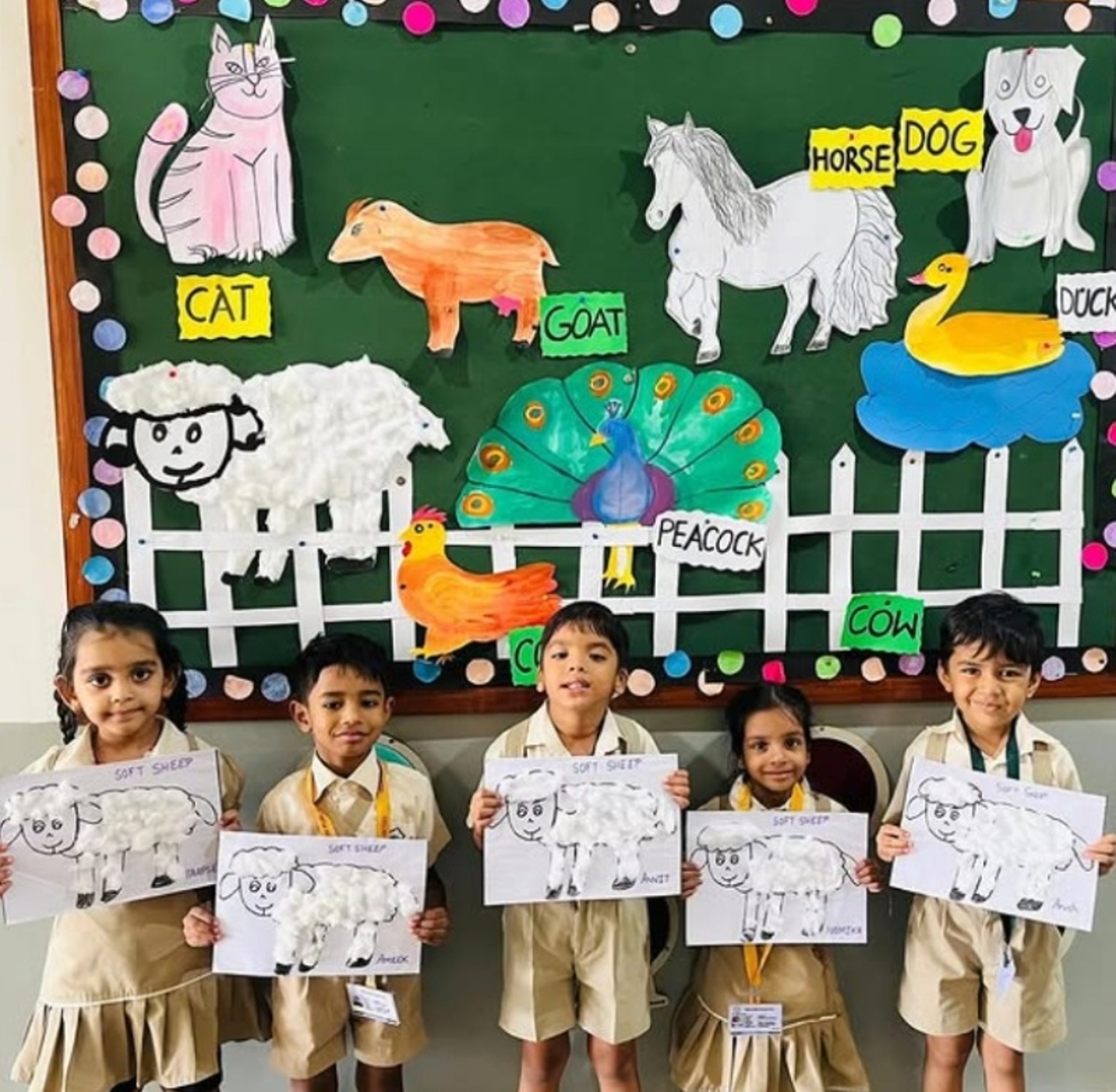 LKG Theme Activity – Cotton Sheep- 2025