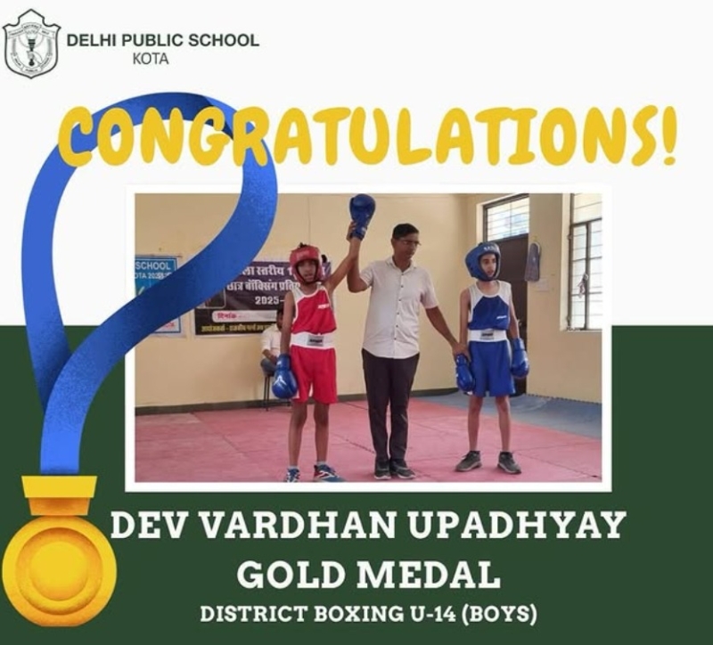Dev Vardhan Upadhyay on clinching GOLD at the district level - 2025