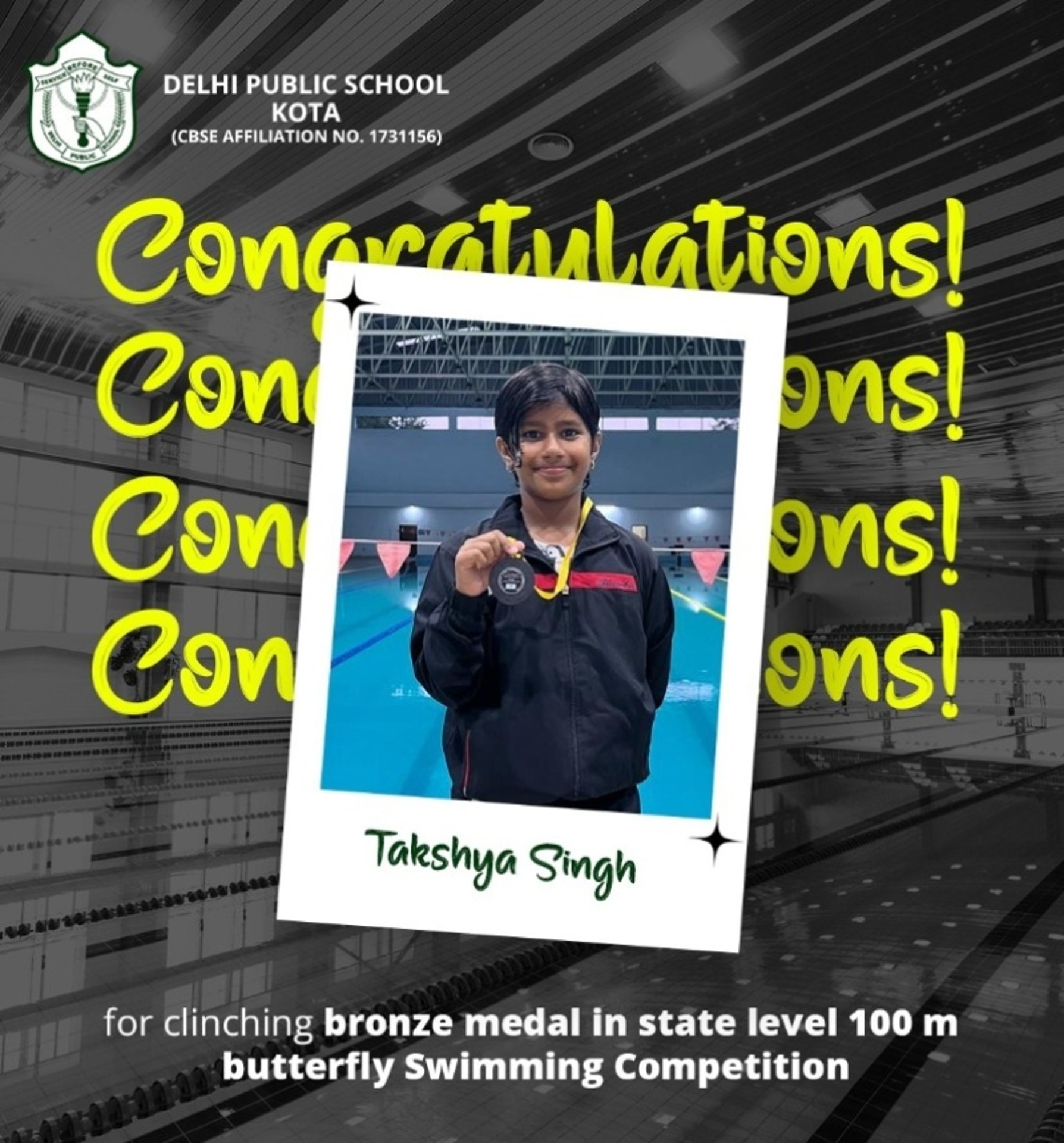 Proud Moment- Bronze Medal State Level