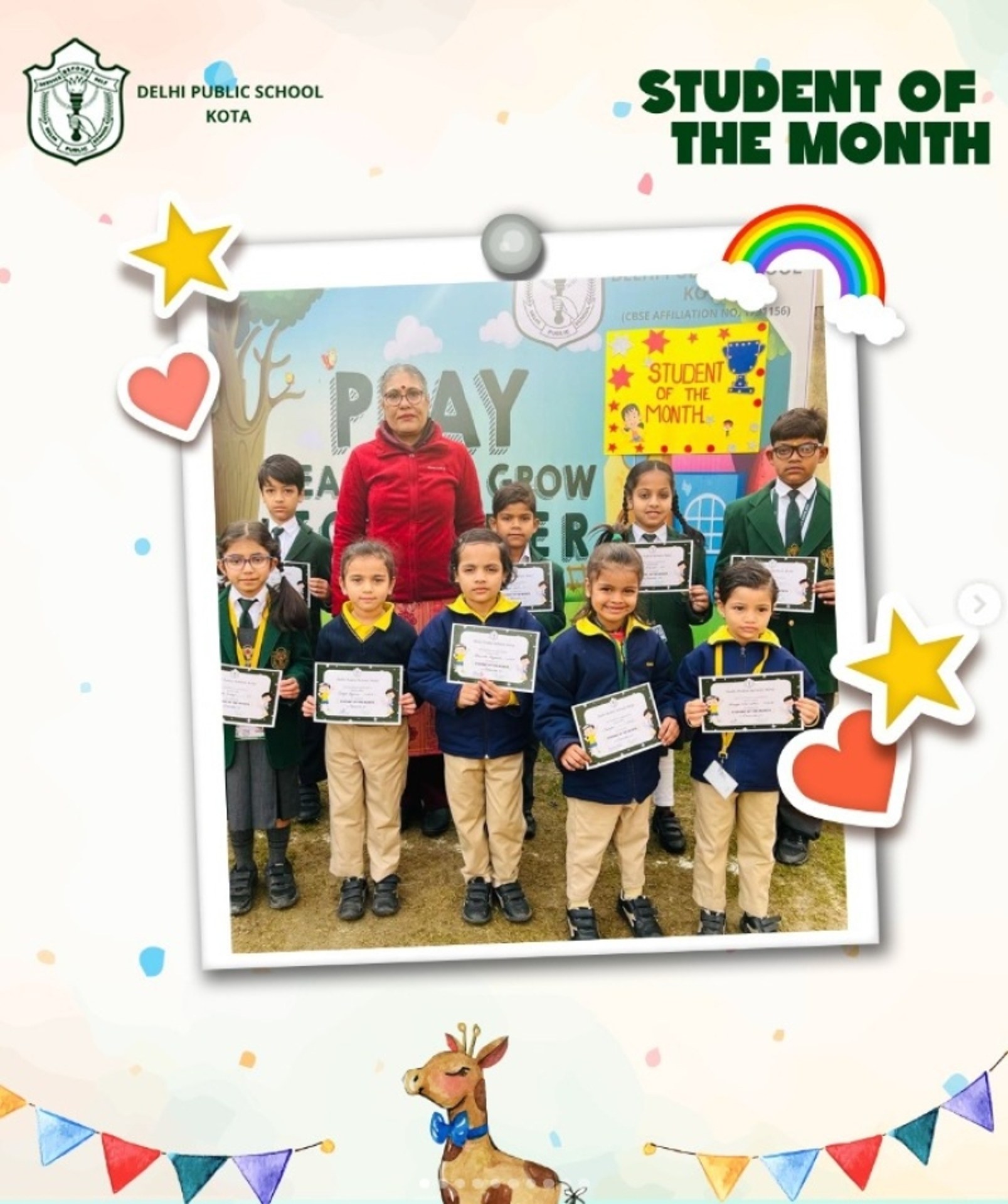 February- Student of the Month