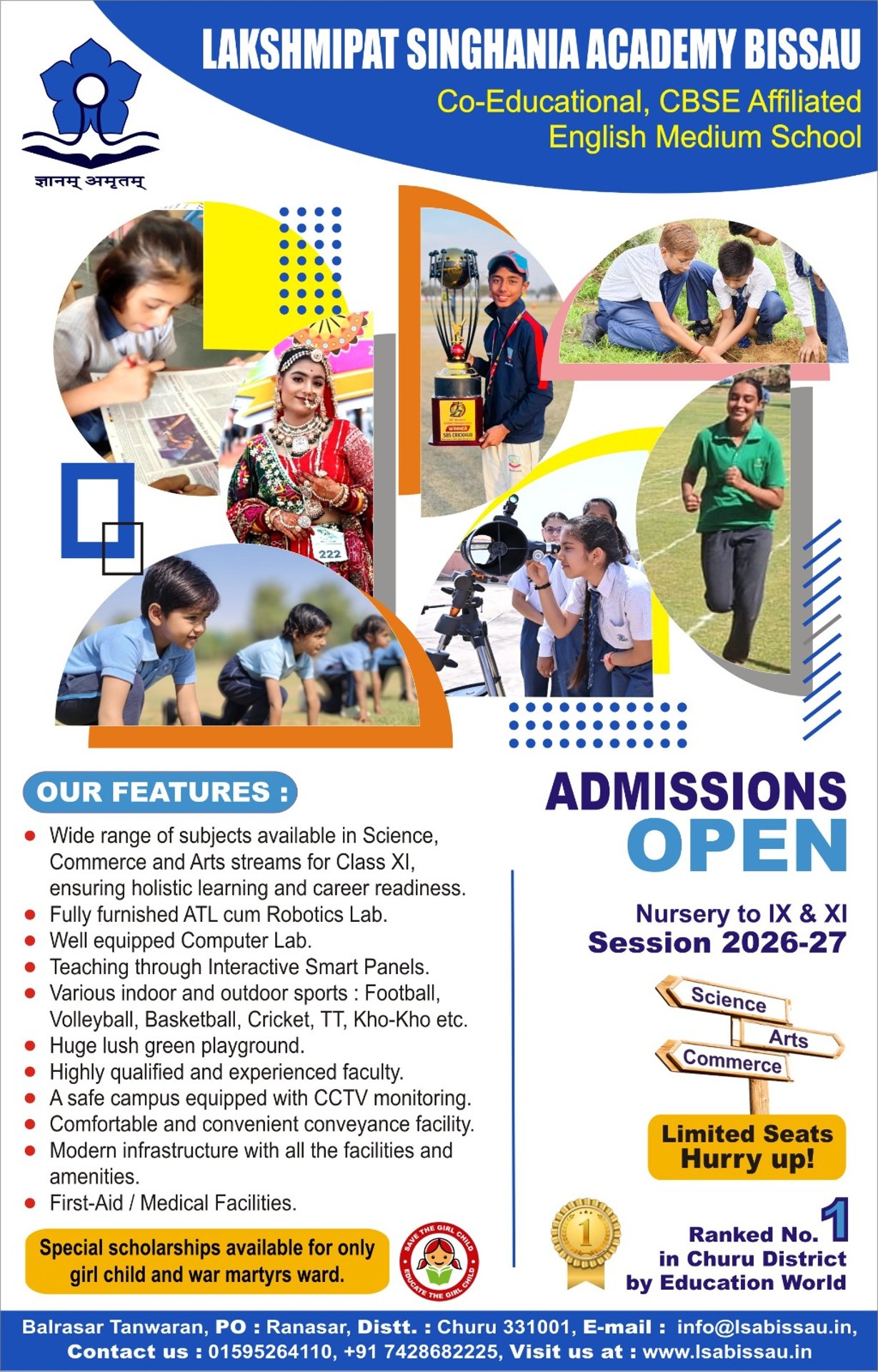 Best CBSE School in Rajasthan
