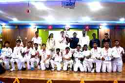 U-14 cricket tournament held at haridwar university date on 11/05/25 to 13/05/25