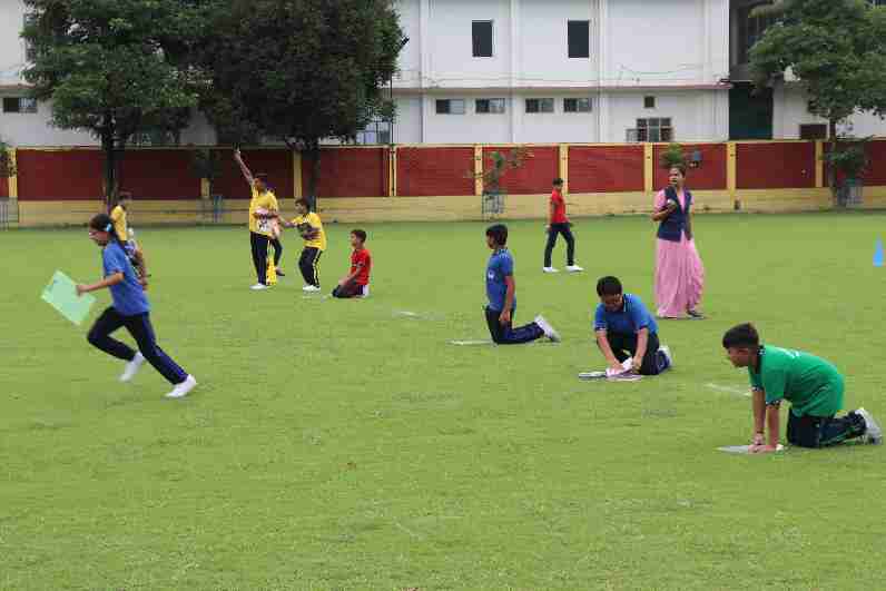 Maths Relay Race Activity (Primary Section) - 2025