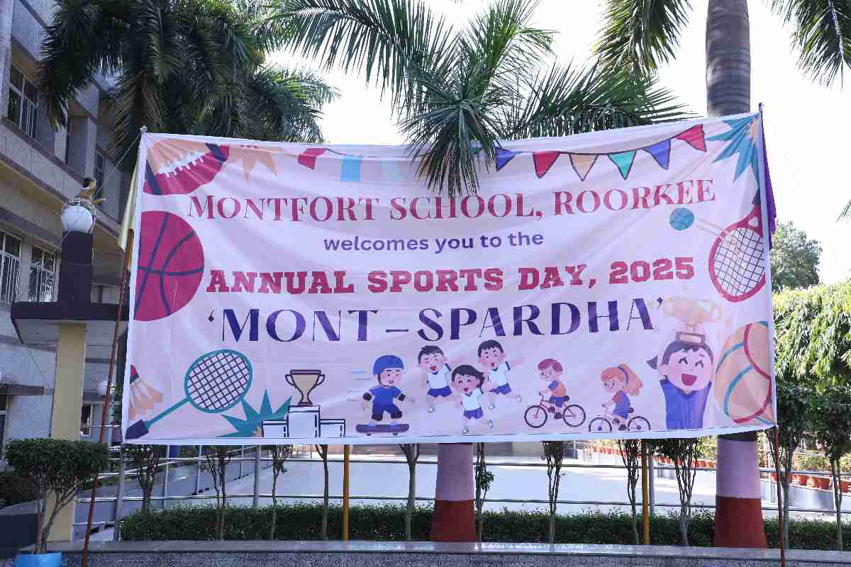 Montfort School, Roorkee Annual Sports Day (Mont-Spardha) Celebration on 8th November, 2025.