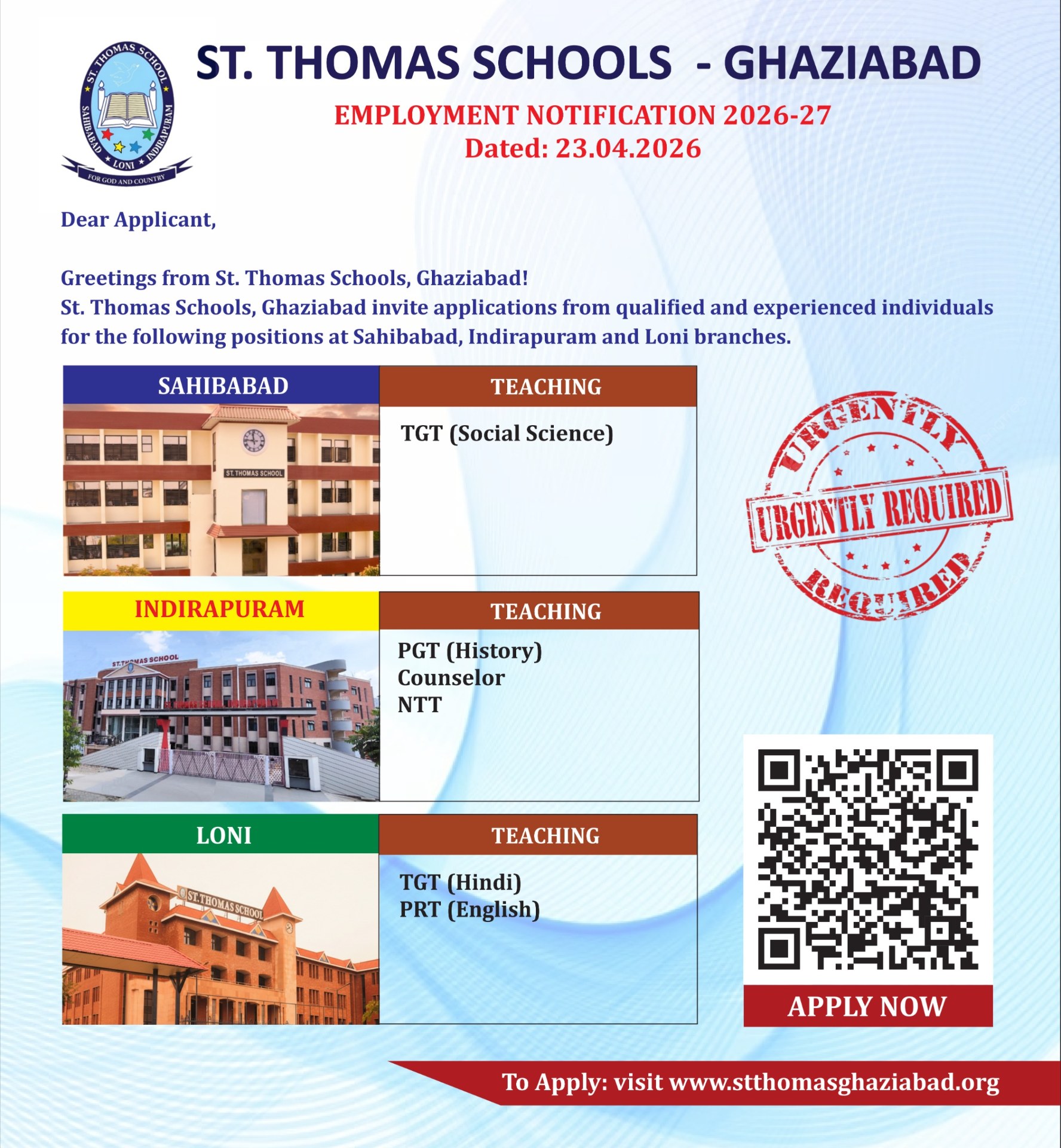 St.Thomas School, Indirapuram
