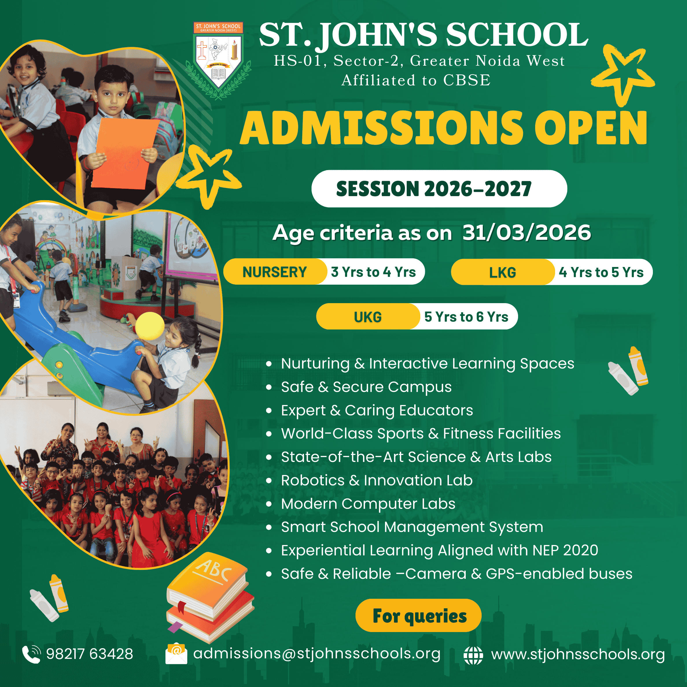 <p>New Admissions Open</p>