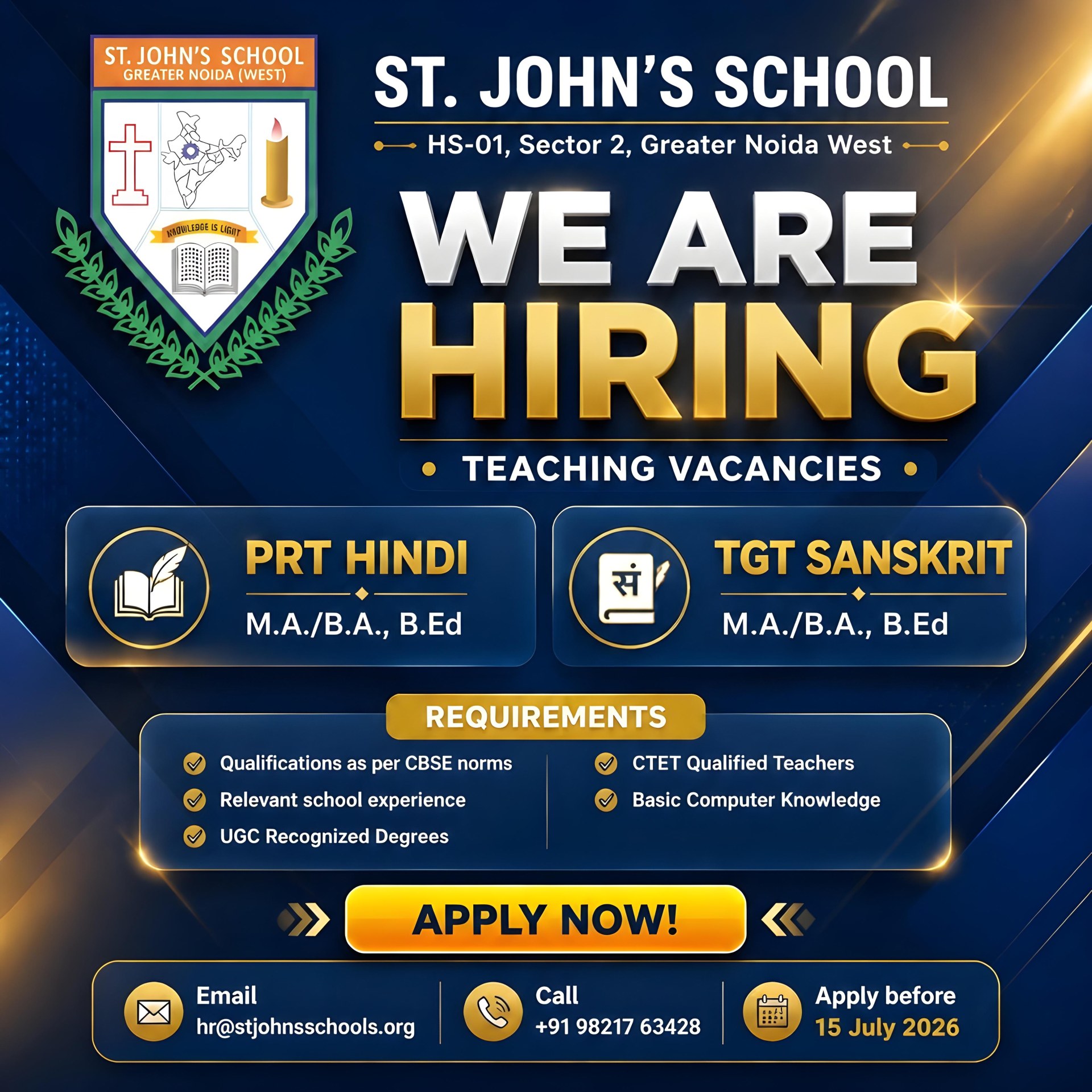 <p>Vacancy Post</p>