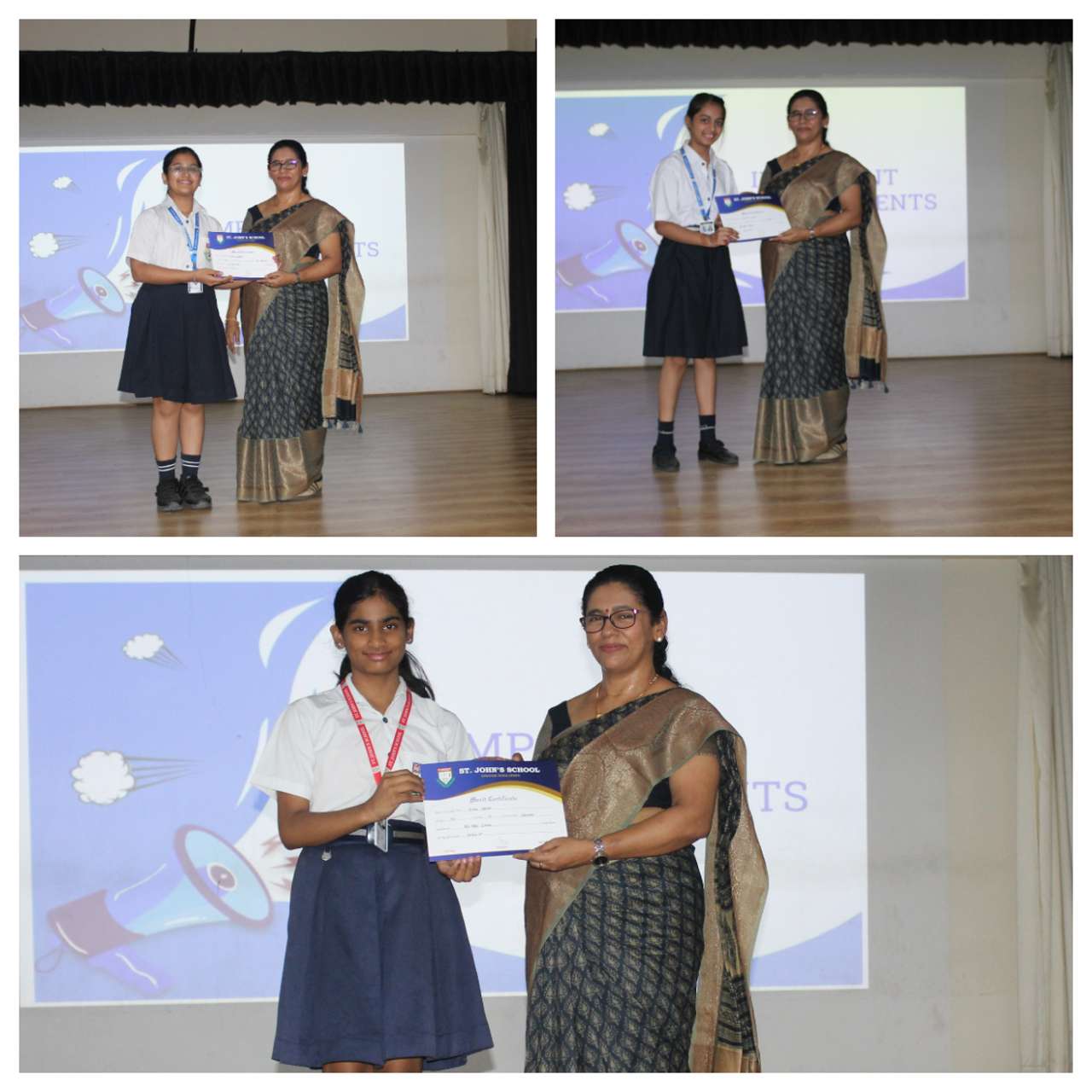 CERTIFICATE DISTRIBUTION | AD MAD SHOW COMPETITION | GRADE VI-VIII