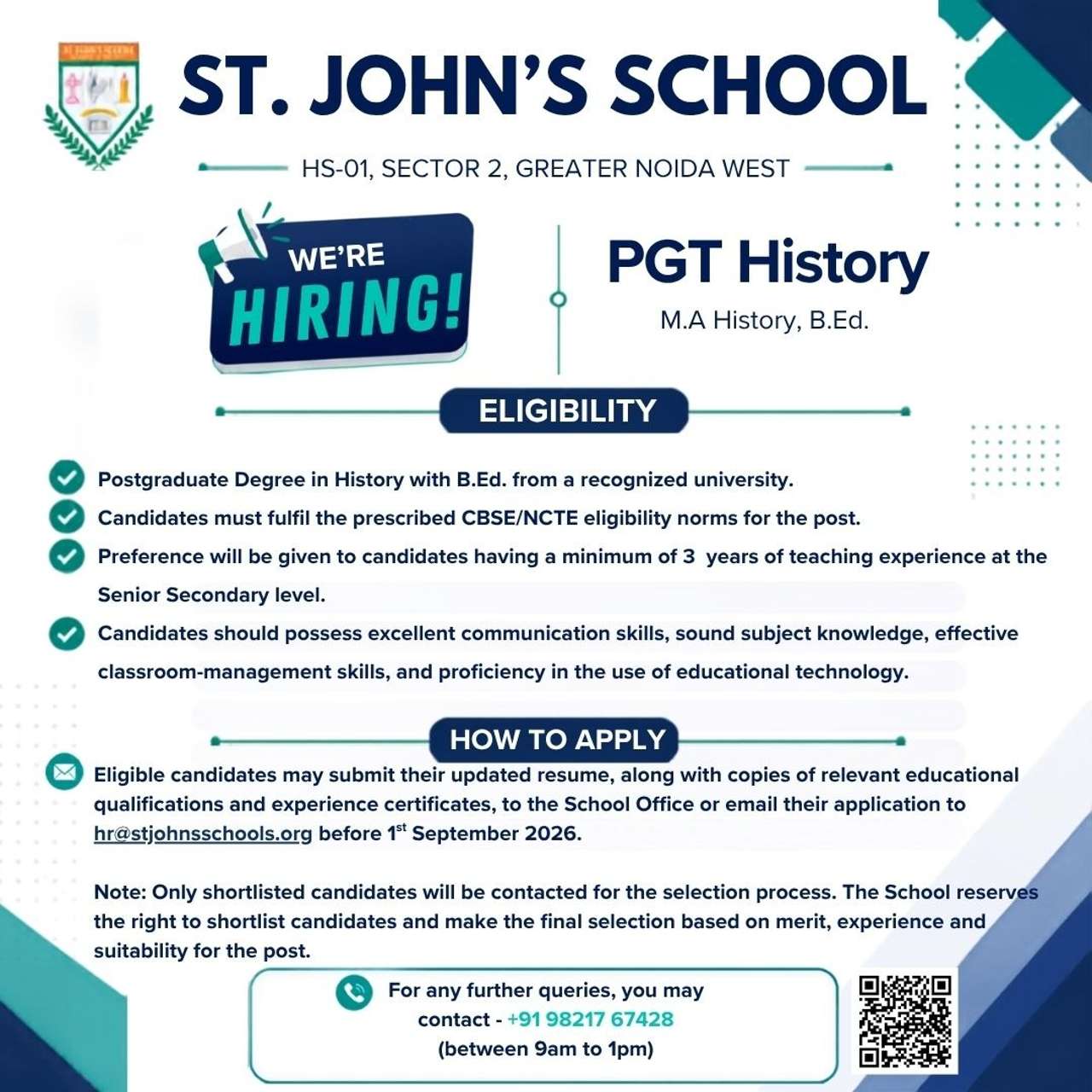 <p>Vacancy Post</p>