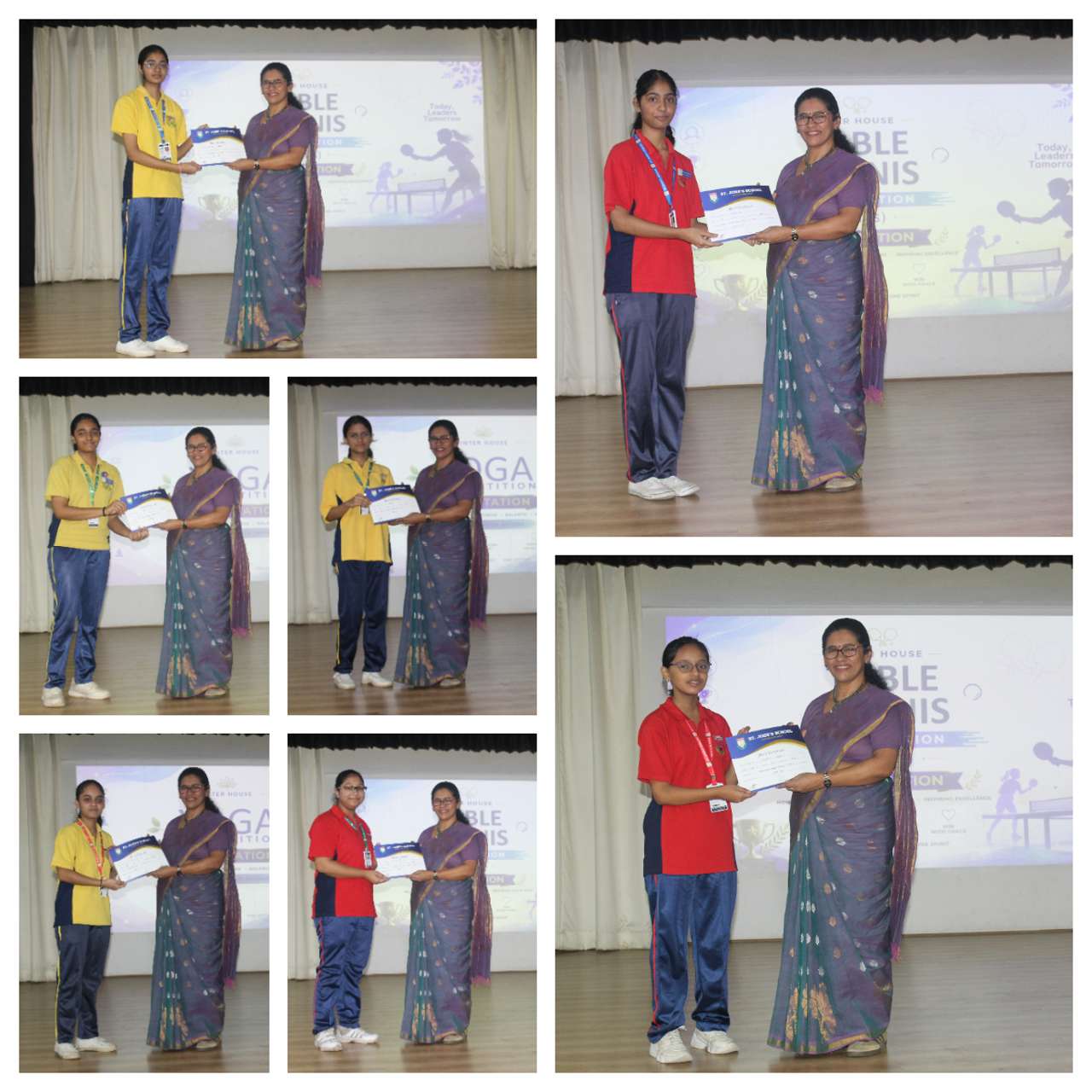 CERTIFICATE DISTRIBUTION | INTER-HOUSE GIRLS TABLE TENNIS COMPETITION| GRADE IX-XII