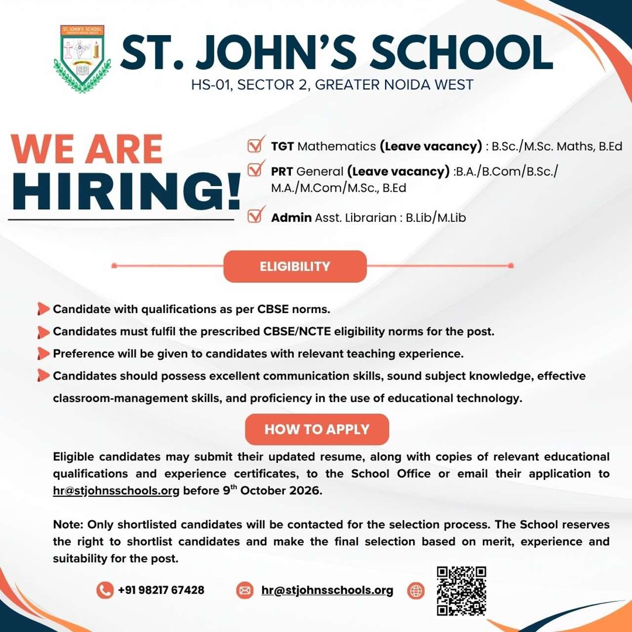 <p>Vacancy Post</p>