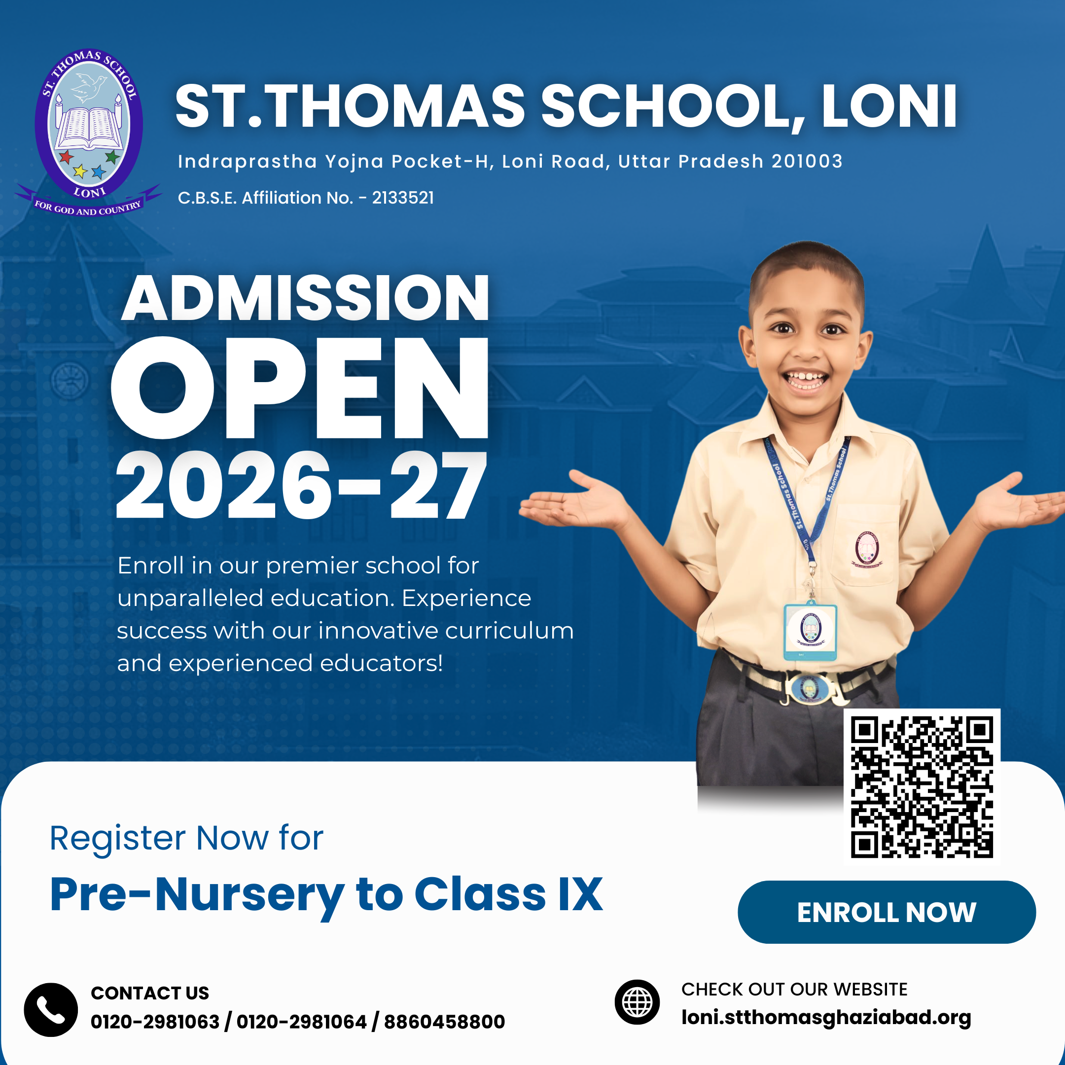 St. Thomas, Loni - Best School in Loni