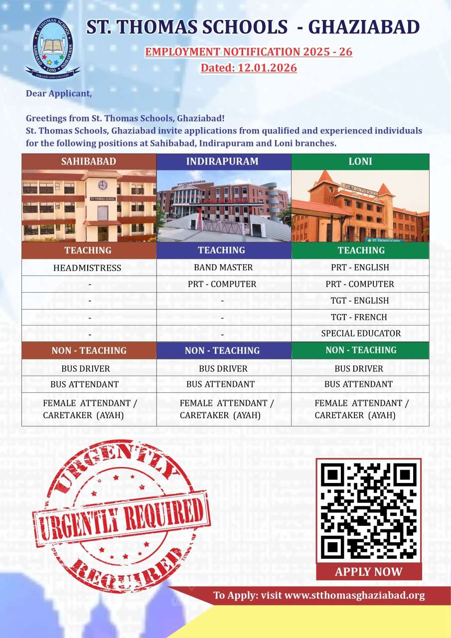 St. Thomas, Loni - Best School in Loni