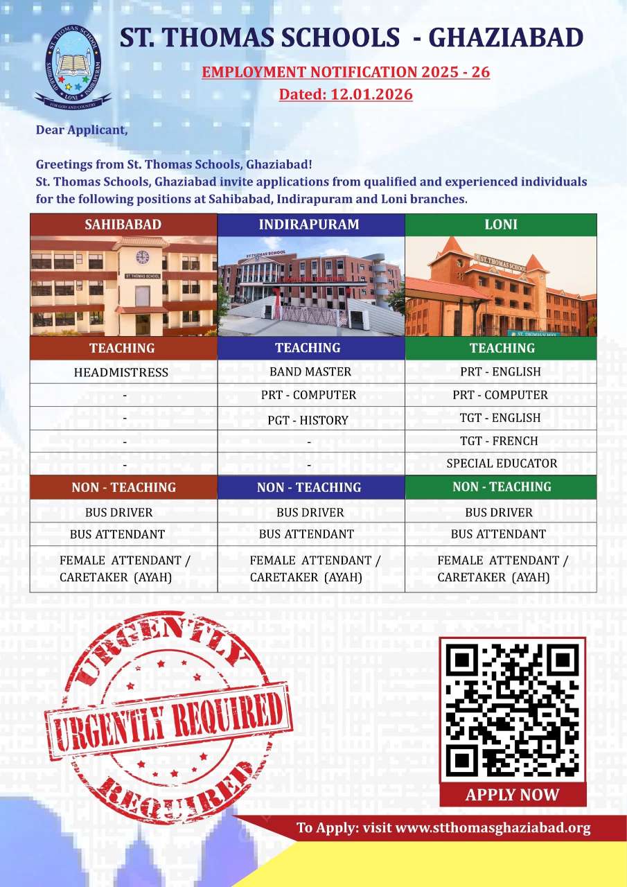 St. Thomas, Loni - Best School in Loni