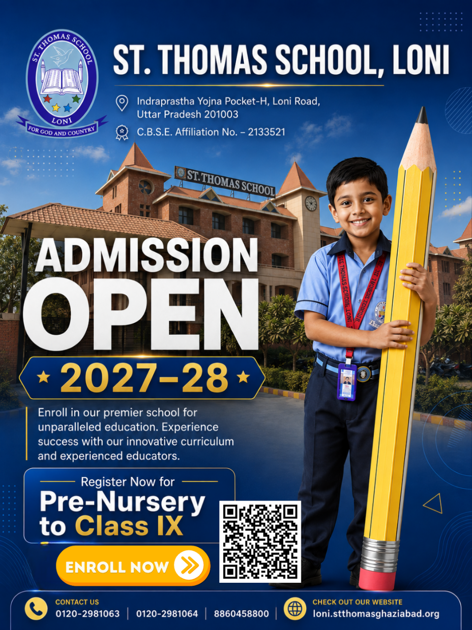 St. Thomas, Loni - Best School in Loni