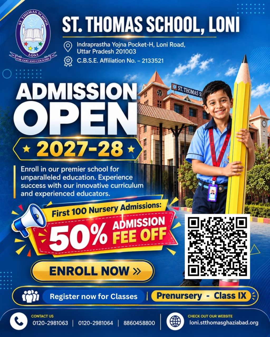 St. Thomas, Loni - Best School in Loni