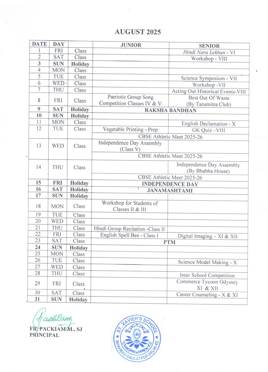 Calendar