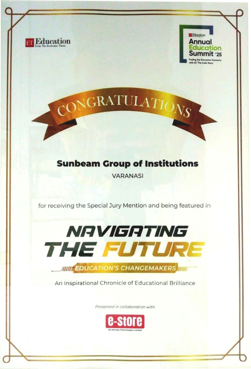 Sunbeam CBSE School, Varanasi