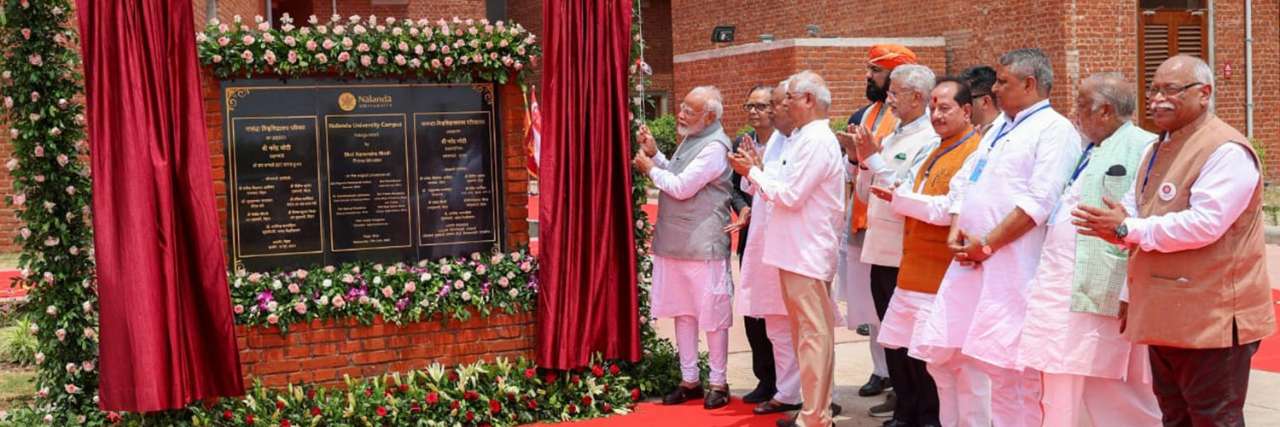 Prime Minister, Shri Narendra Modi inaugurated the new campus of Nalanda University