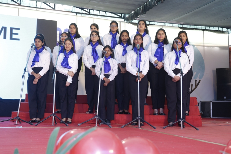 Citation Ceremony followed by Farewell Party was organized by students of class XI in the school premises w