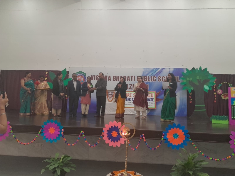 Debate competition dated 23 November hosted at Vishwa Bharti Public School, Ghaziabad.