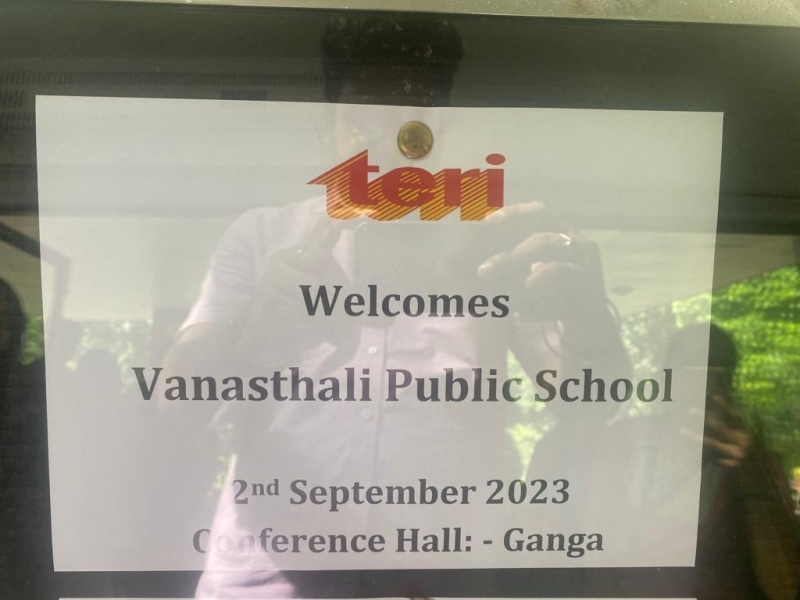 An Educational tour to TERI- THE ENERGY RESOURCE INSTITUTE ,GURUGRAM was organised on 2 nd September 2023.