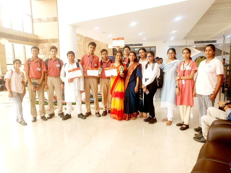 Interschool competition held at KR Mangalam School, Vaishali dated 22 July
