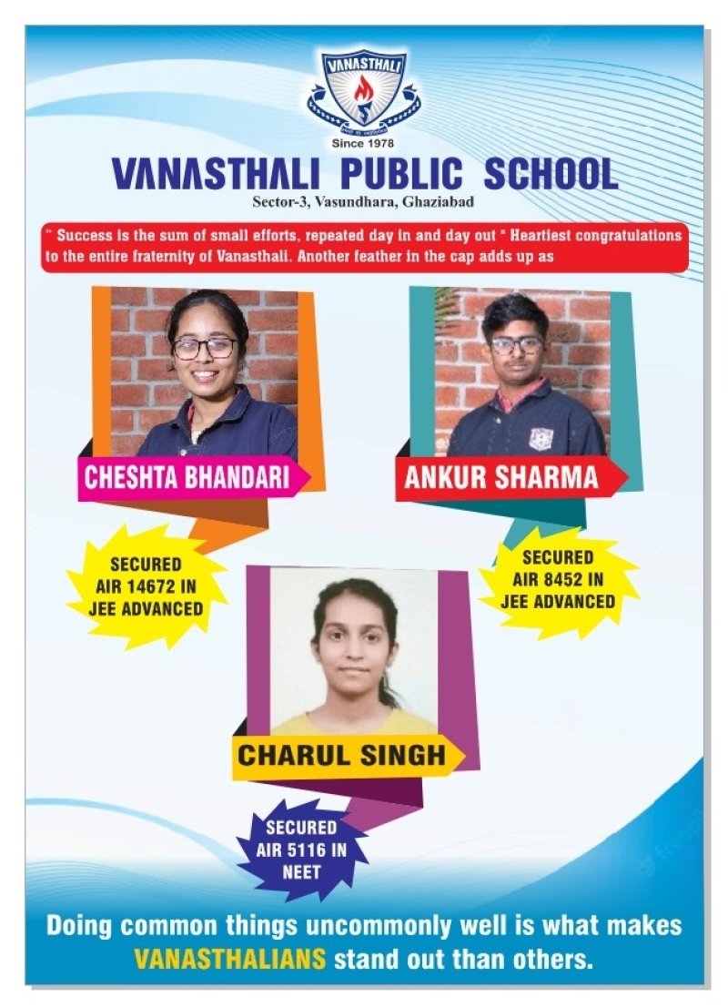 Our Outstanding Students who have Excelled in the Competitive Exams