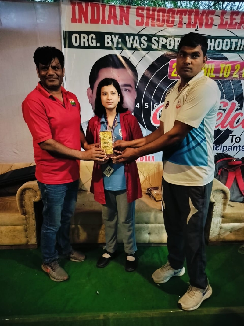 Winners of Gold Medal in Indian shooting league held at VAS sports shooting institute, Meerut