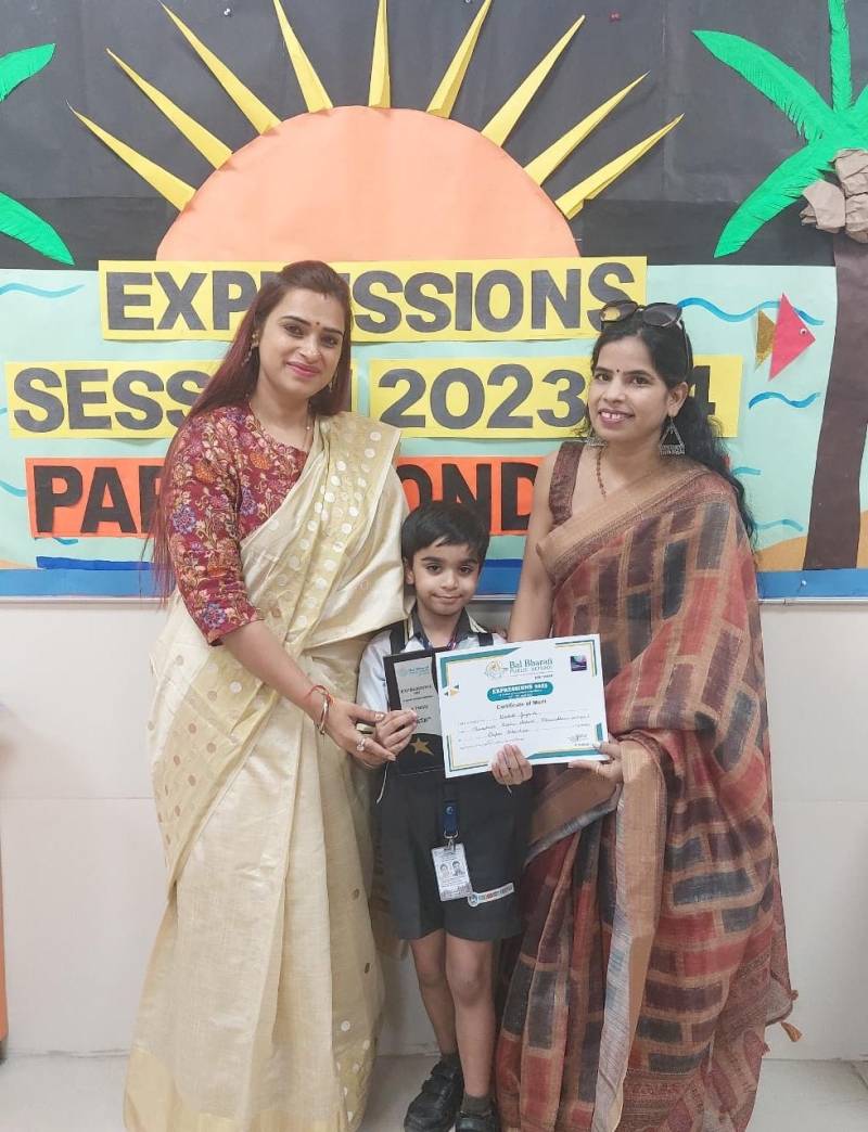 Winners of Interschool competition held in Bal Bharti School,Brij Vihar Ghaziabaad