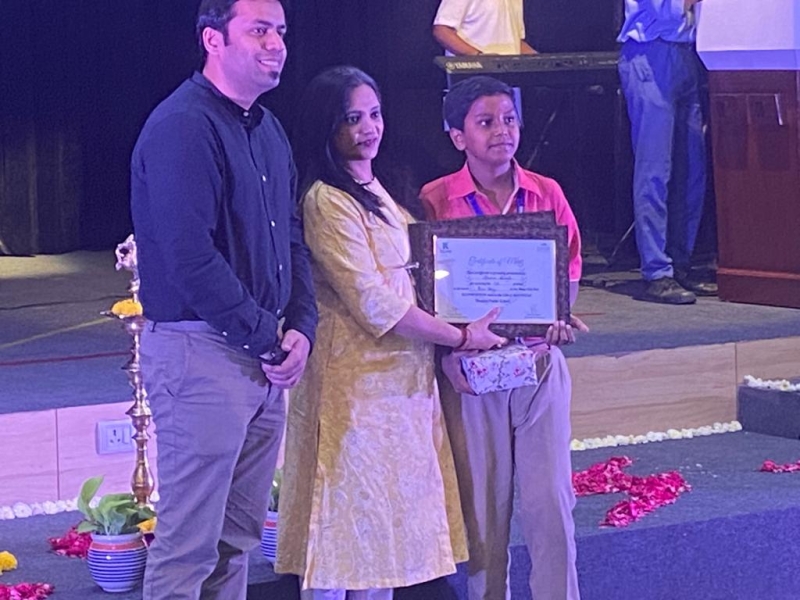 Got first prize in Interschool competition at Khaitan international school - Date -20 Apr 2023